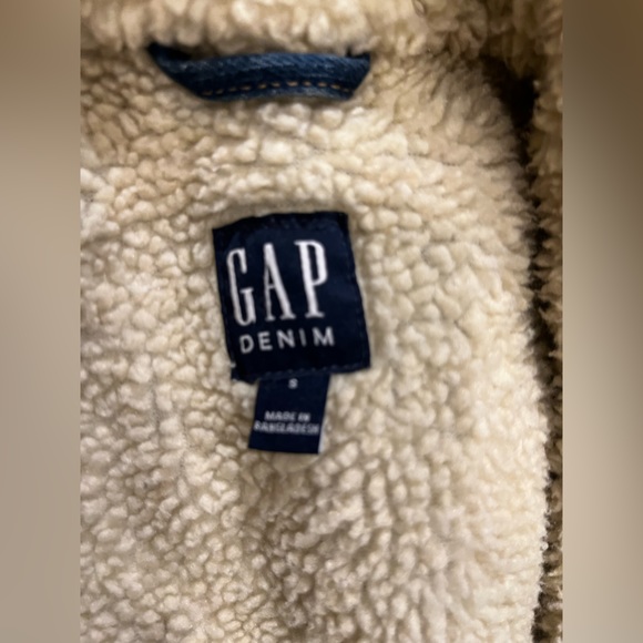 Gap denim Jean Jacket Sherpa lined - Picture 8 of 9